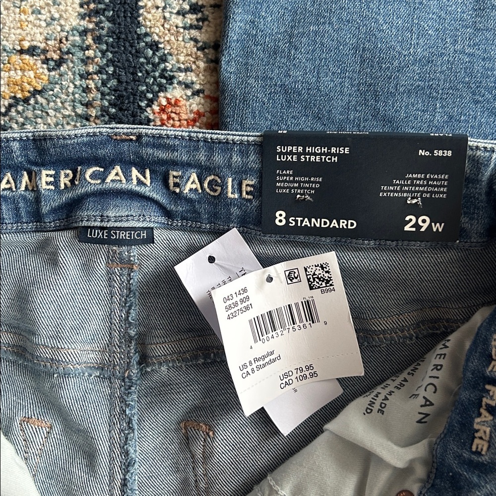 AE Luxe super high waisted flare jeans - Picture 4 of 12